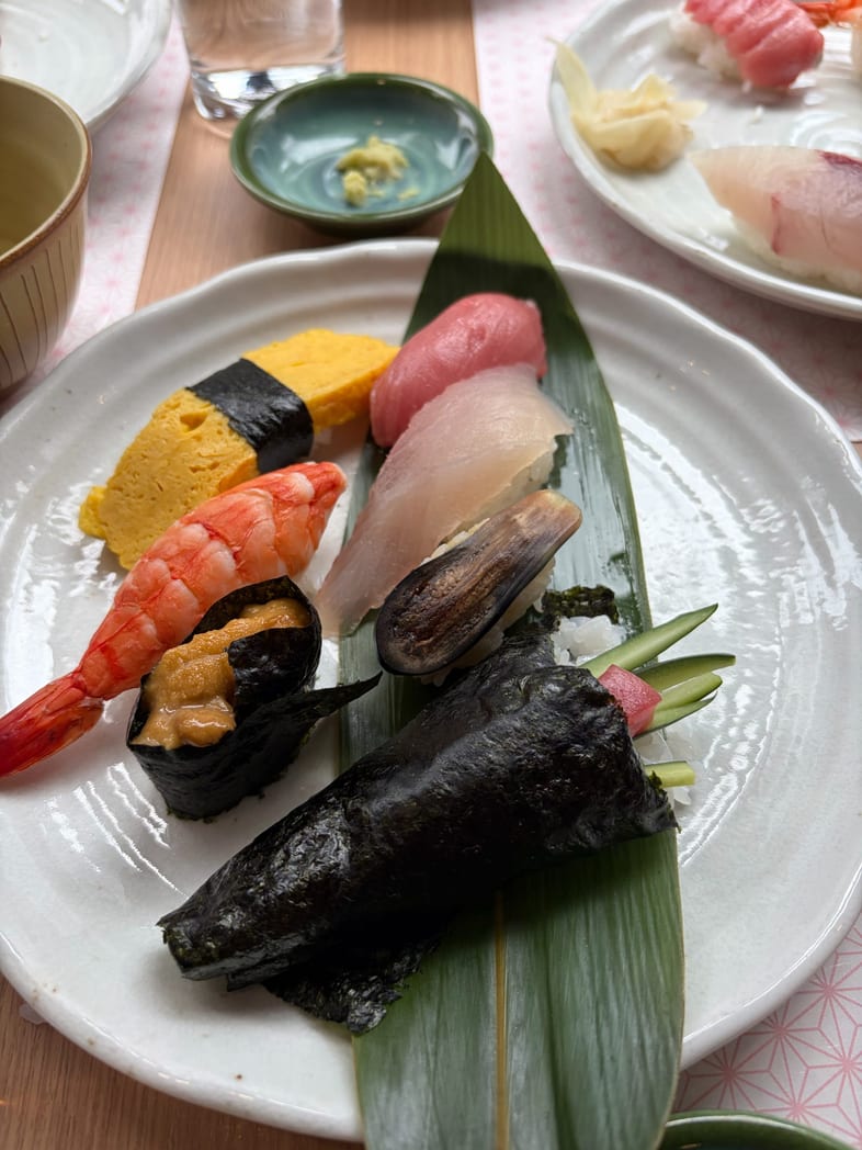 Nigiri and rolls